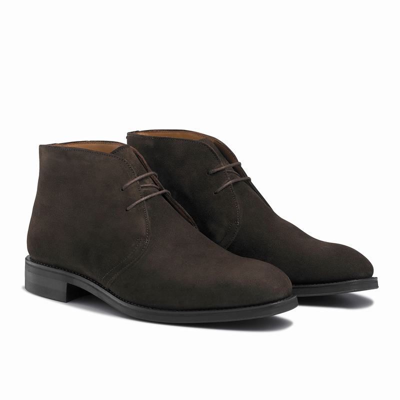 Brown Russell And Bromley Jermyn Men's Desert Boots | ASI3447IL