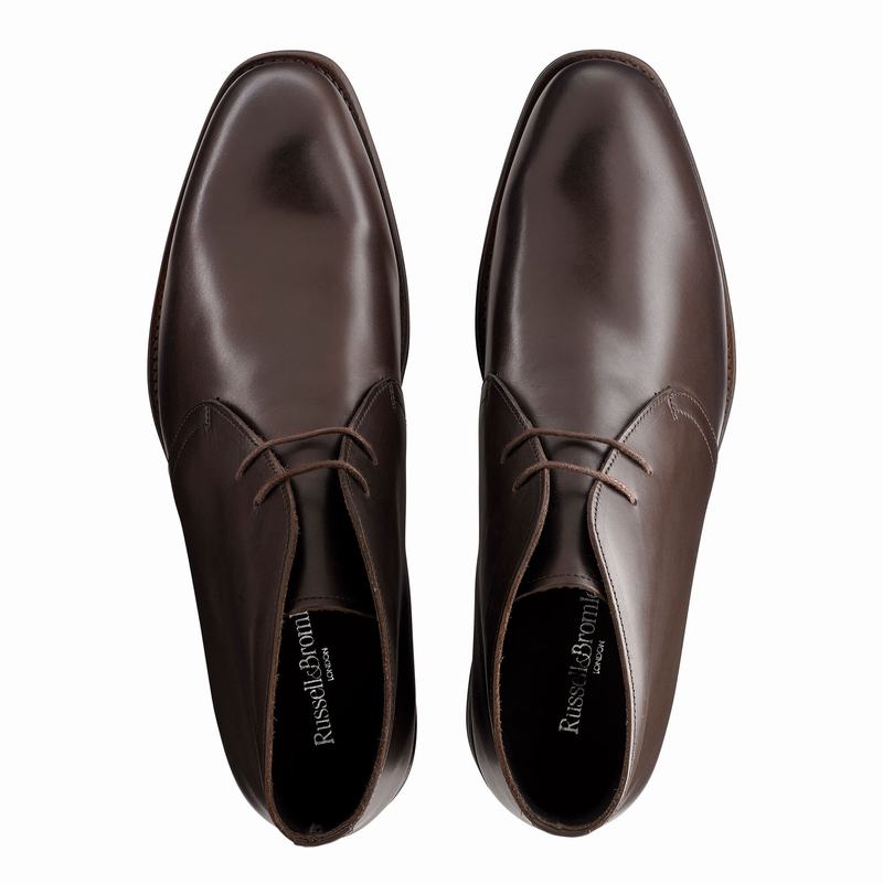 Brown Russell And Bromley Jermyn Men's Desert Boots | HDB8374OK