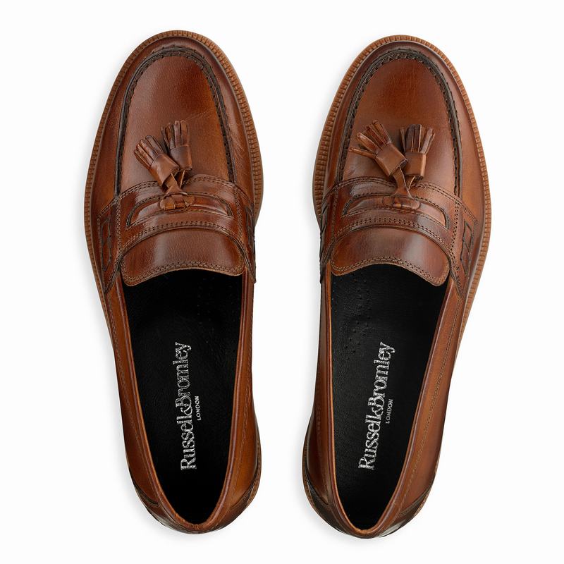 Brown Russell And Bromley Keeble 3 Men's Loafers | CCH7045MR