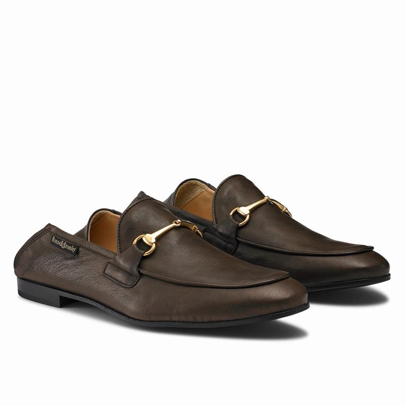 Brown Russell And Bromley Loafer M Men's Loafers | FTA5457HO