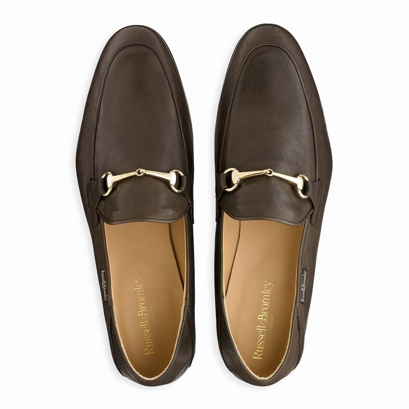 Brown Russell And Bromley Loafer M Men's Loafers | FTA5457HO