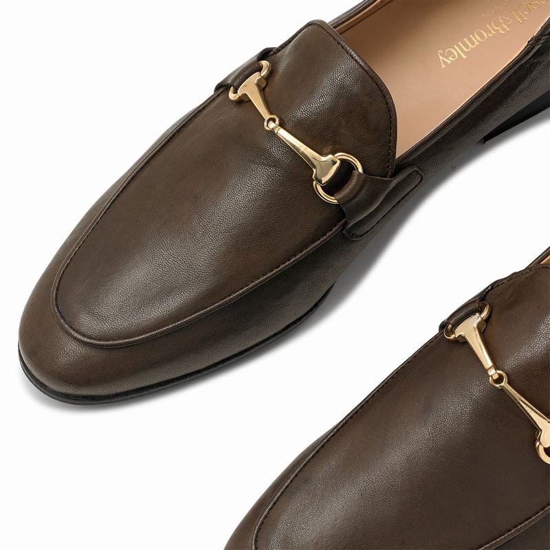 Brown Russell And Bromley Loafer M Men's Loafers | FTA5457HO