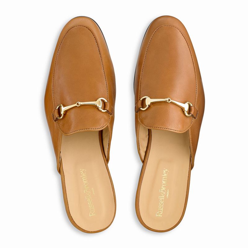 Brown Russell And Bromley Loaferslip Men's Loafers | BZT133XH