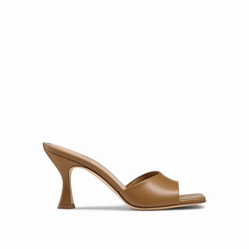 Brown Russell And Bromley Mojito Women\'s Heeled Sandals | KKB3210CD