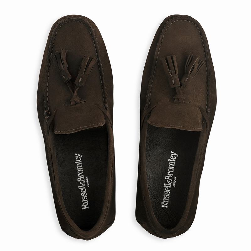 Brown Russell And Bromley Monza Men's Loafers | DHW1163IT