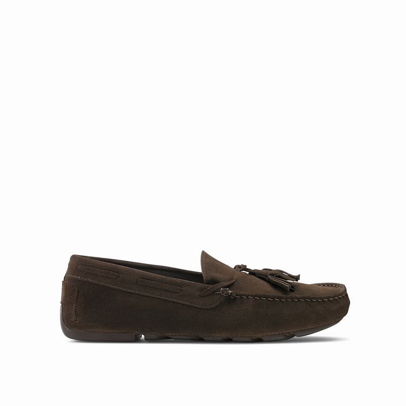 Brown Russell And Bromley Monza Men\'s Loafers | DHW1163IT