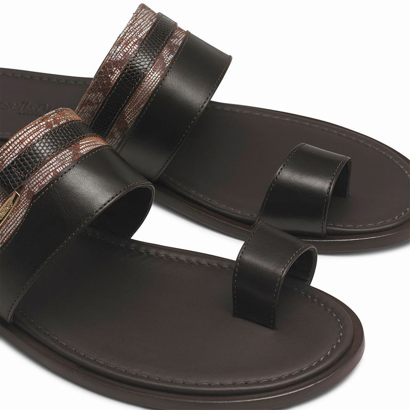 Brown Russell And Bromley Oasis Men's Sandals | WTC3634CK