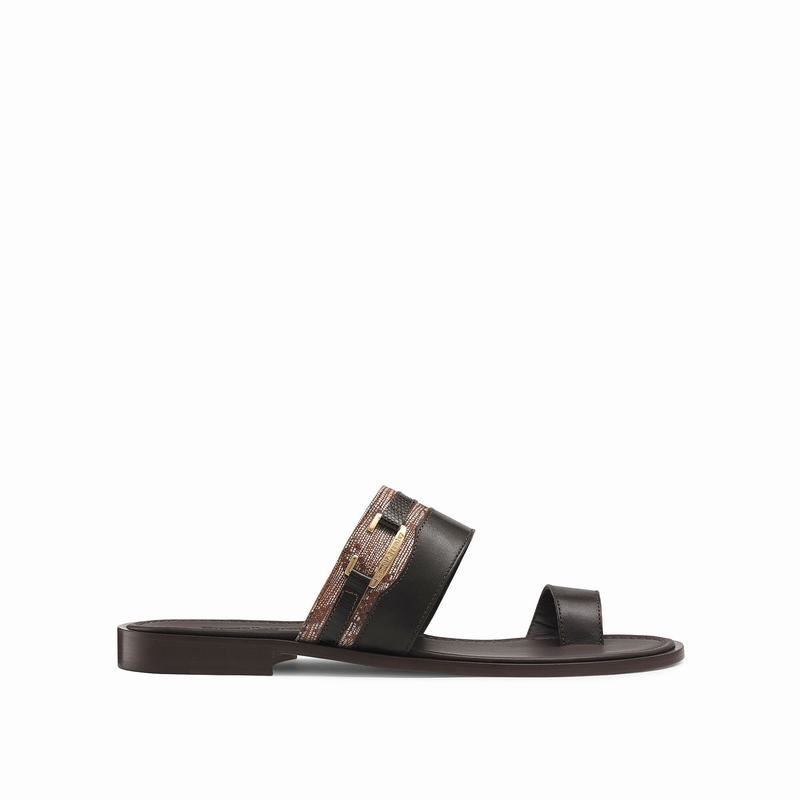 Brown Russell And Bromley Oasis Men\'s Sandals | WTC3634CK