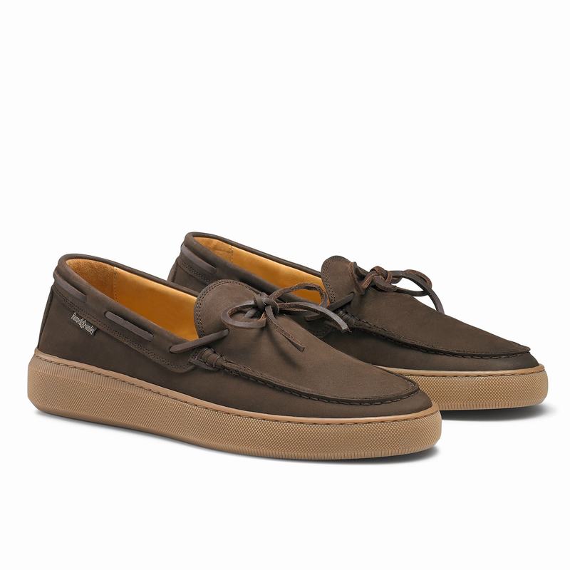 Brown Russell And Bromley On Shore Men's Slip On Shoes | SPP4588UR