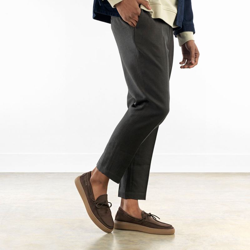 Brown Russell And Bromley On Shore Men's Slip On Shoes | SPP4588UR