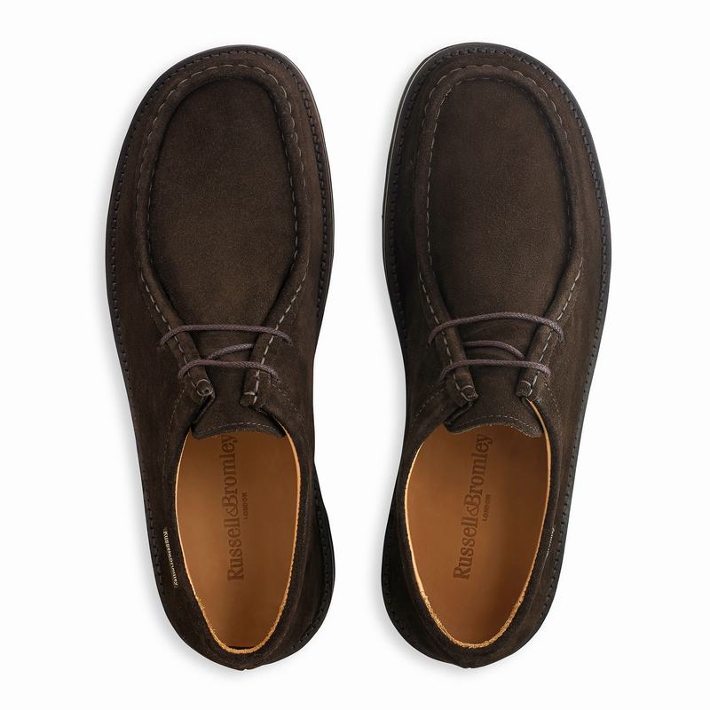 Brown Russell And Bromley Ontario Lo Men's Lace Up Shoes | YMG883IO