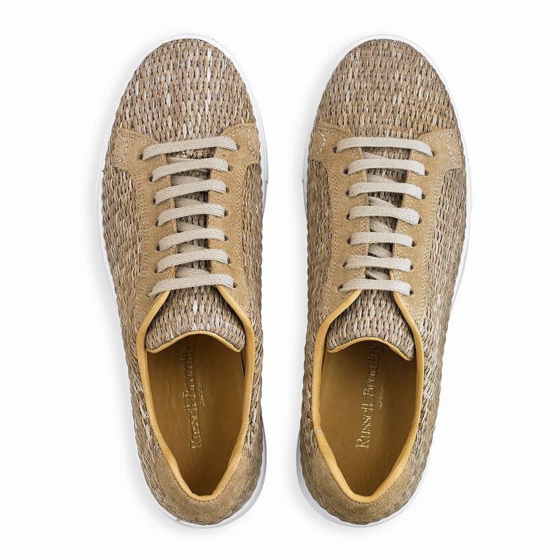 Brown Russell And Bromley Park Life Women's Platform Sneakers | IDO5453ZW