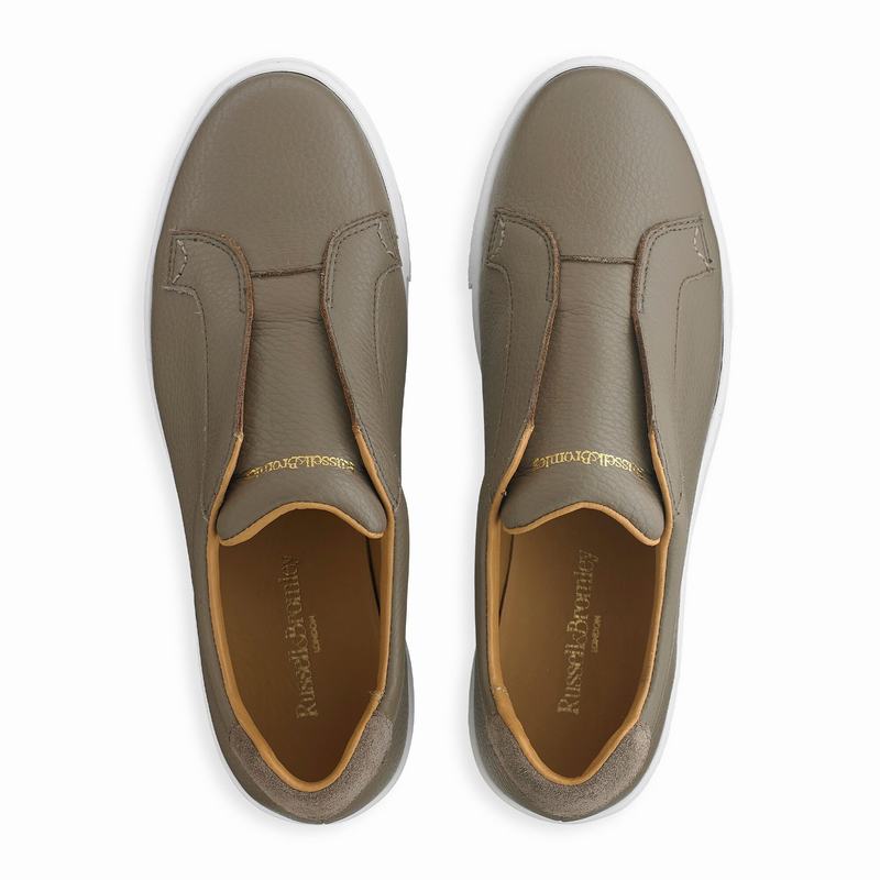 Brown Russell And Bromley Park Up Women's Platform Sneakers | PEH6631ES