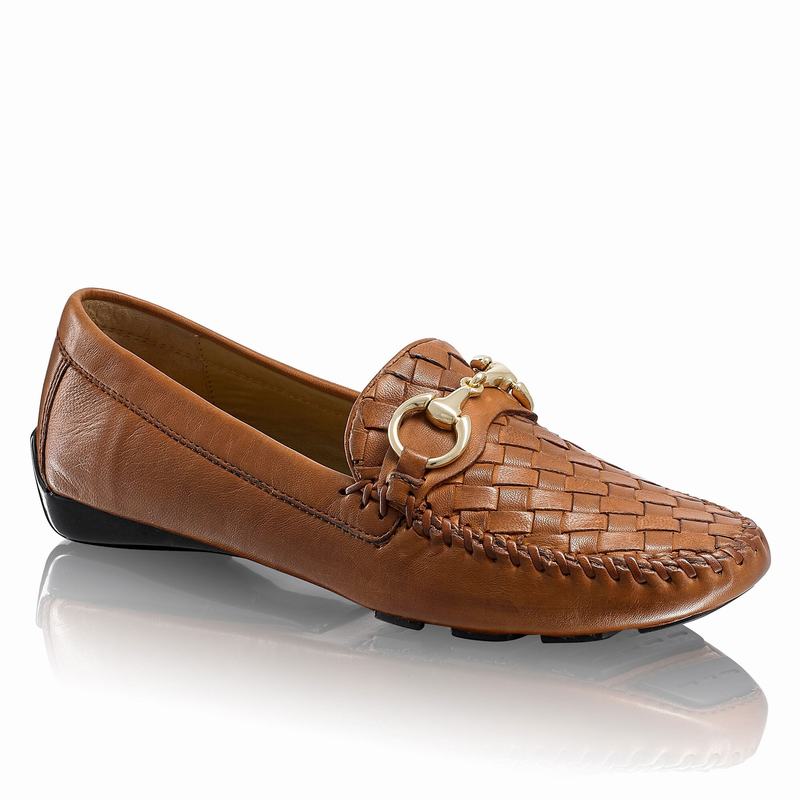 Brown Russell And Bromley Perlata Women's Driving Shoes | BVM6392HM