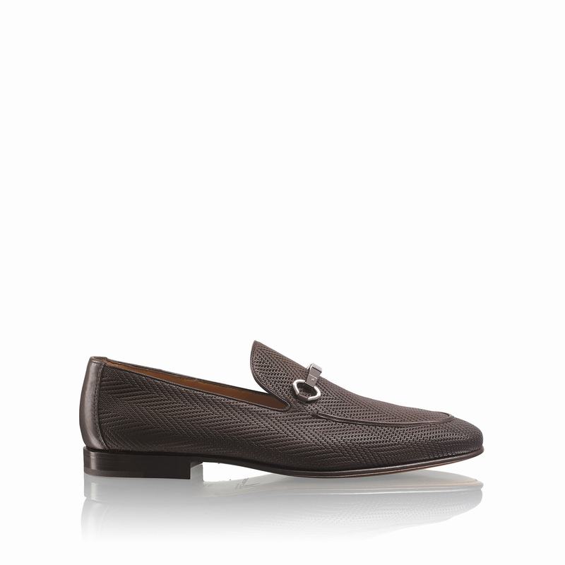 Brown Russell And Bromley Pluto Men\'s Loafers | VDM2825QG