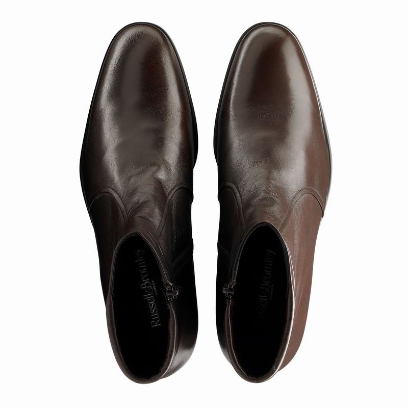 Brown Russell And Bromley Repeat Men's Chelsea Boots | FEK6560WF