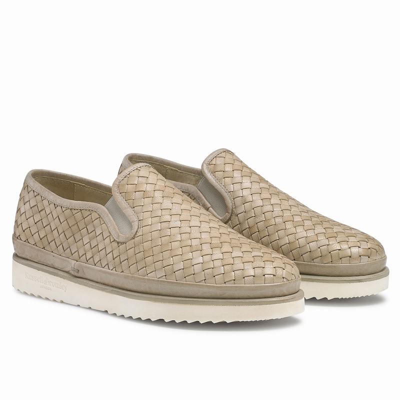 Brown Russell And Bromley Sanmarina Women's Slip On Trainers | PFU6088MP