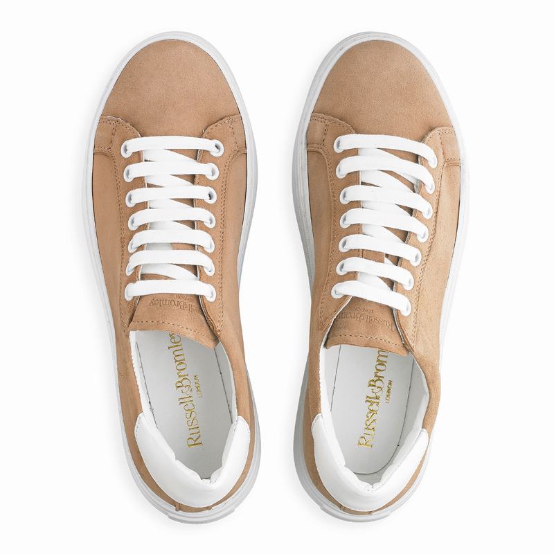 Brown Russell And Bromley Saturn Women's Platform Sneakers | FLA9632WB