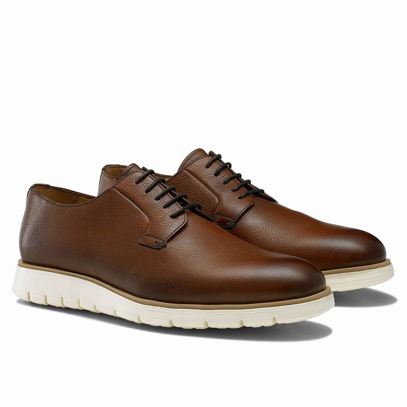 Brown Russell And Bromley Socialite Men's Lace Up Shoes | CSZ3951XG