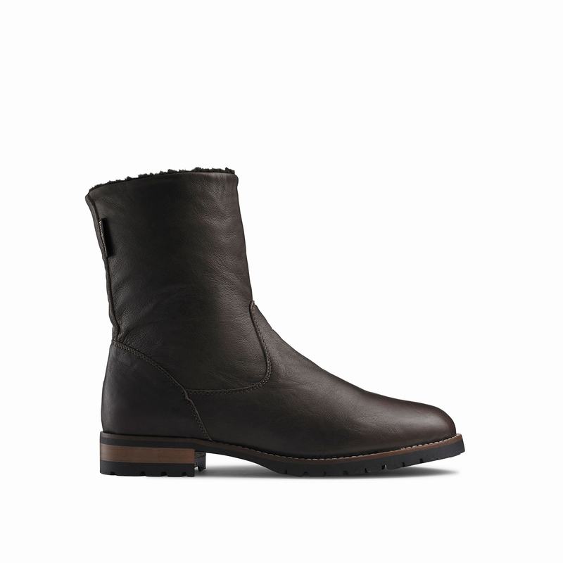 Brown Russell And Bromley Teddy Women\'s Ankle Boots | YNT56100QM