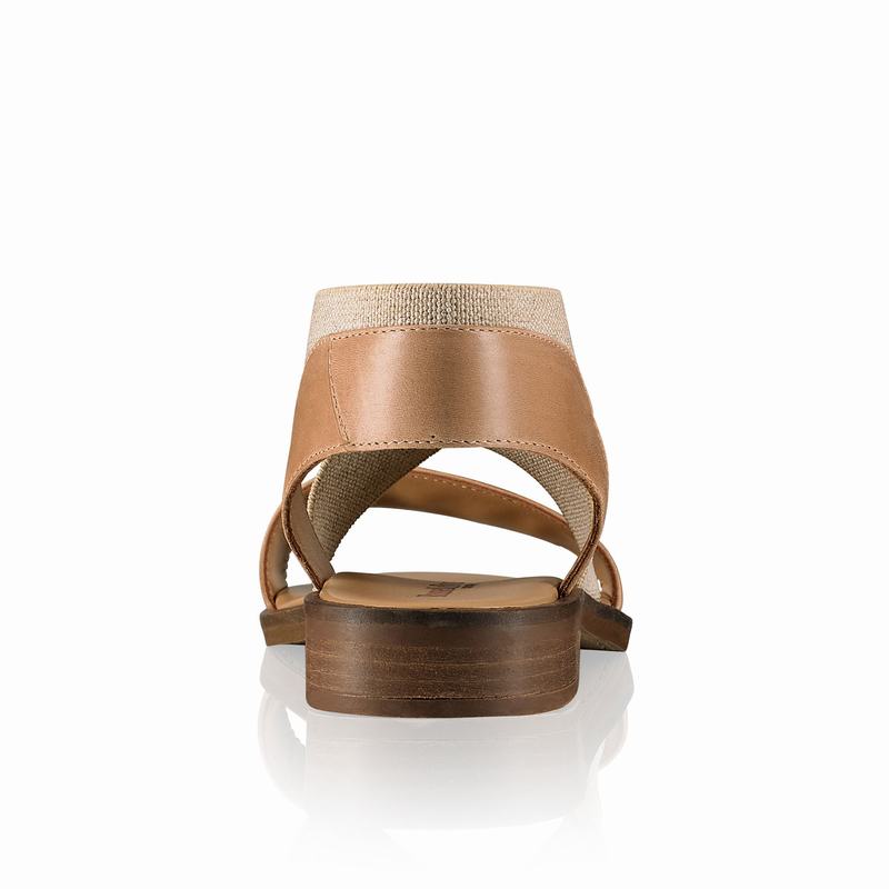 Brown Russell And Bromley Tribeca Women's Flat Sandals | ZFC187SI