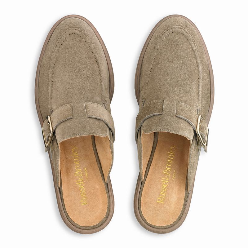 Brown Russell And Bromley Tulip Women's Loafers | FRZ1932QM