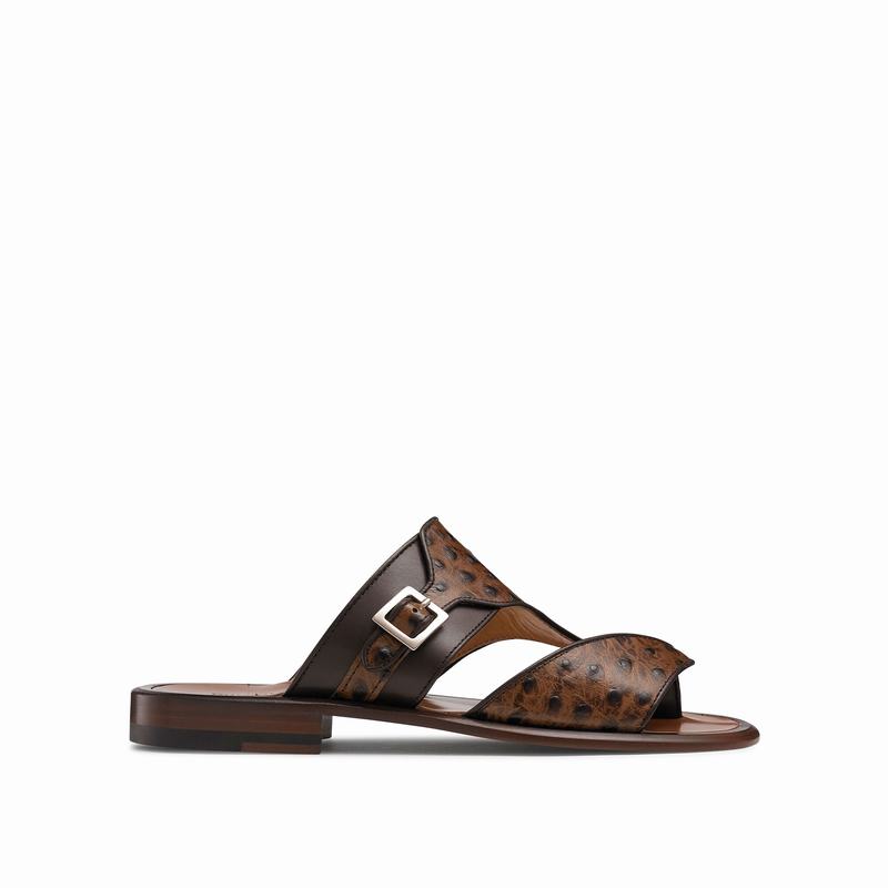 Brown Russell And Bromley Valentia Men\'s Sandals | UHP7162PU