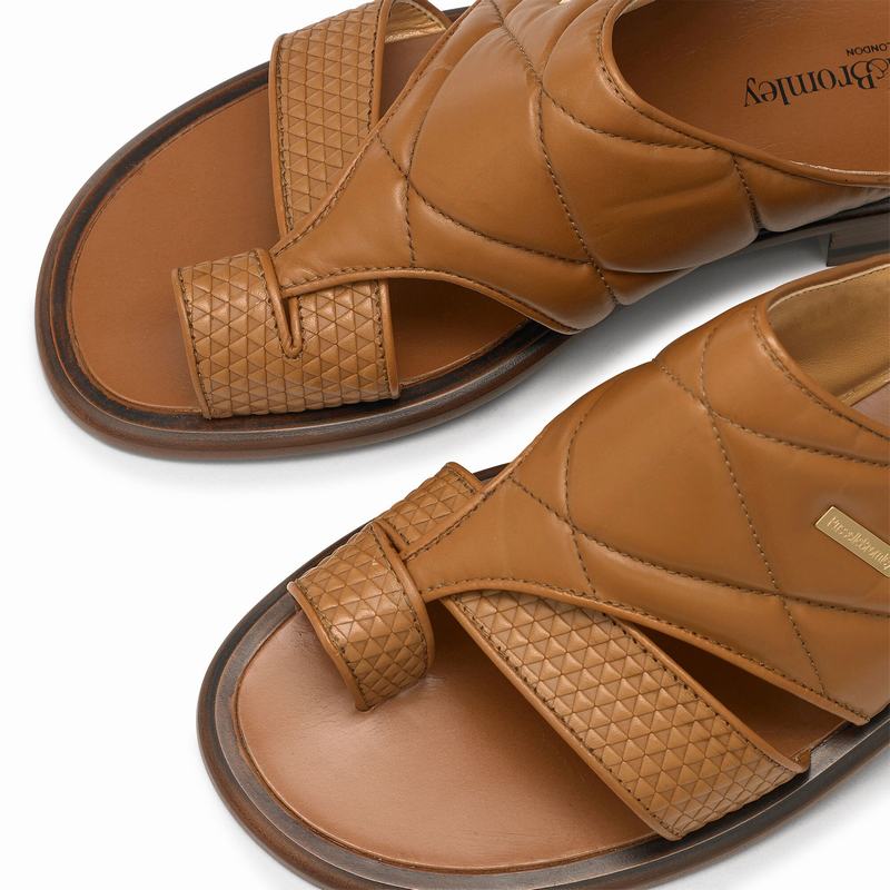 Brown Russell And Bromley Vernazza Men's Sandals | SDP1229IL