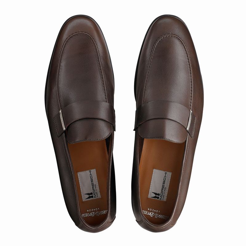 Brown Russell And Bromley Wonder Men's Loafers | LSD9750SX