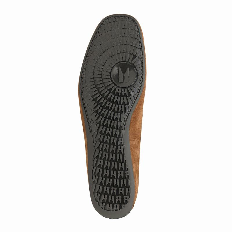 Brown Russell And Bromley Yoga Men's Loafers | PWI33100TQ