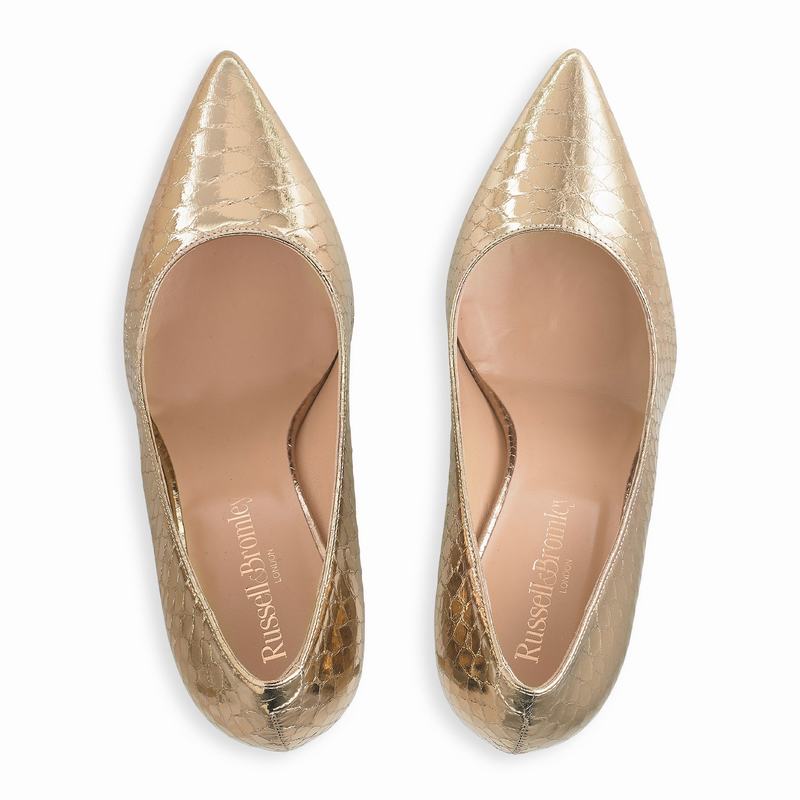 Metallic Russell And Bromley 85pump Women's Pumps | XMI9477EQ