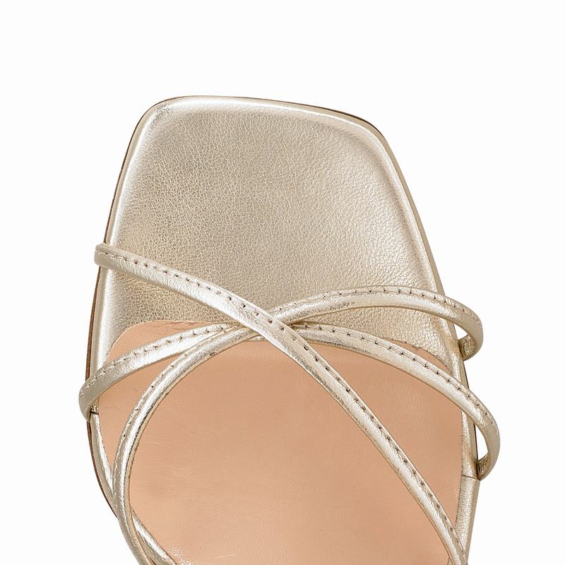 Metallic Russell And Bromley Airstrip70 Women's Heeled Sandals | UCF7151HE