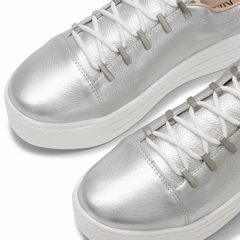 Metallic Russell And Bromley Barfly Women's Platform Sneakers | GII199JB