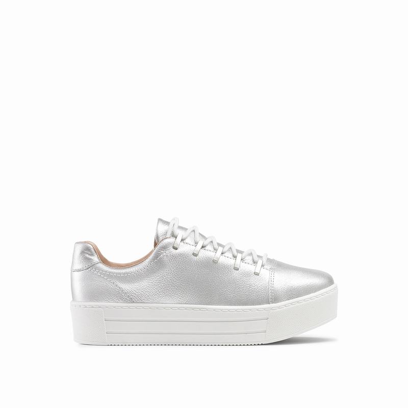 Metallic Russell And Bromley Barfly Women\'s Platform Sneakers | GII199JB