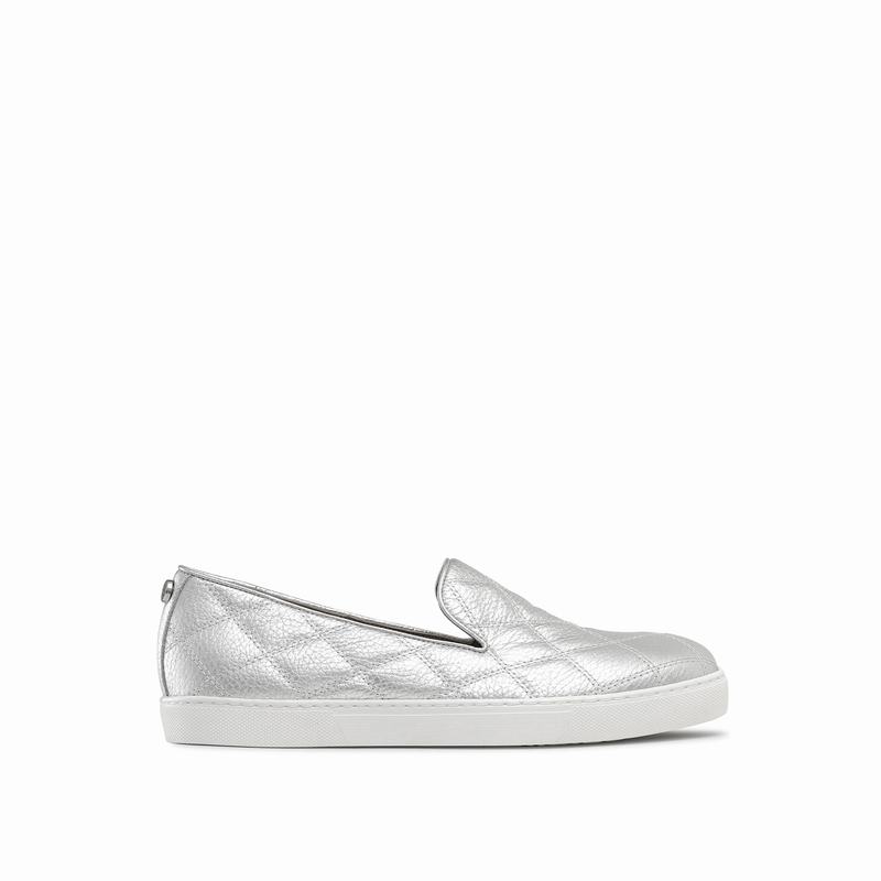 Metallic Russell And Bromley Casaquilt Women\'s Slip On Trainers | OLI7549EW