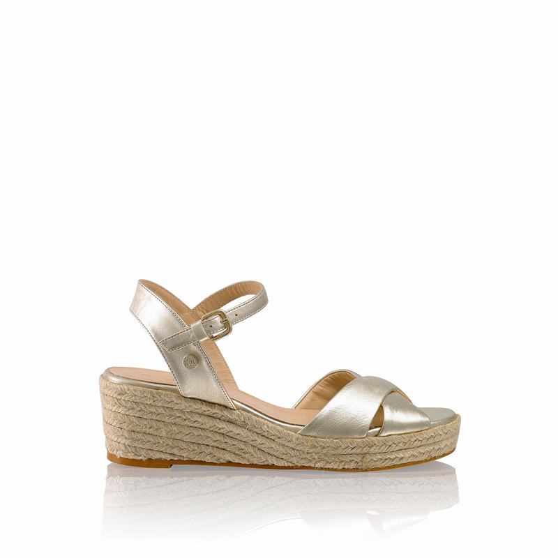 Metallic Russell And Bromley Gelato Women\'s Espadrilles | SPL6673LO