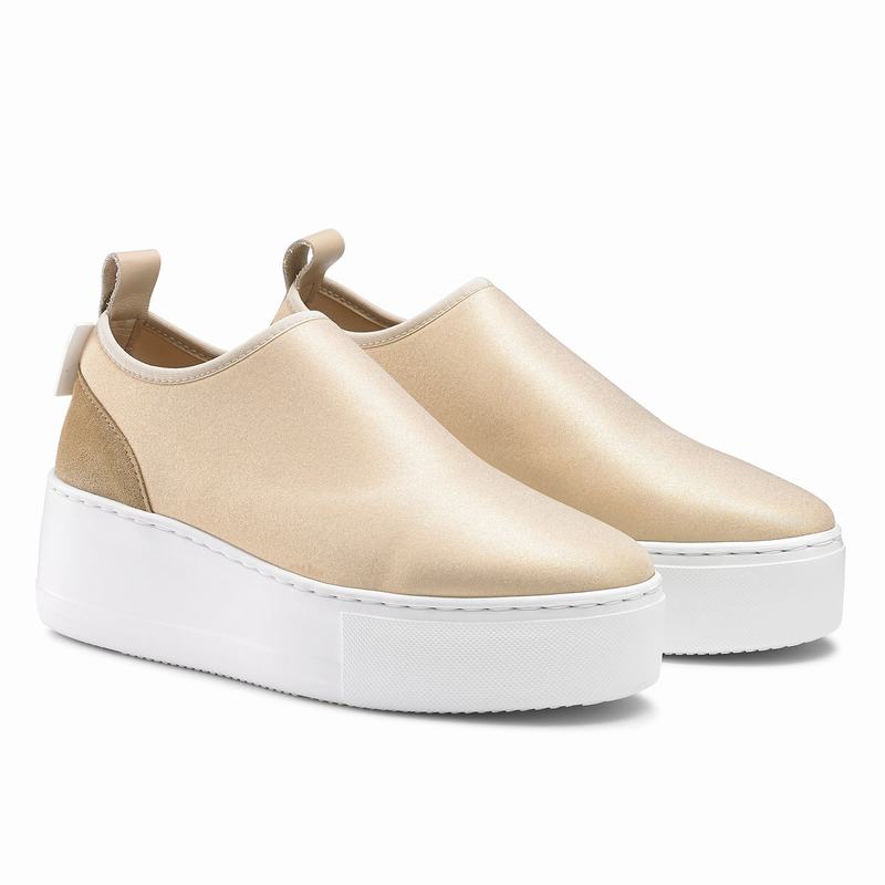 Metallic Russell And Bromley Park Flex Women's Platform Sneakers | OIE2468QA