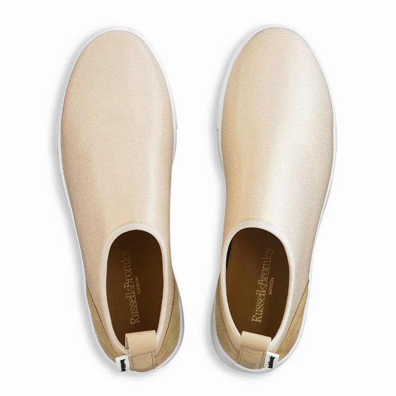 Metallic Russell And Bromley Park Flex Women's Platform Sneakers | OIE2468QA