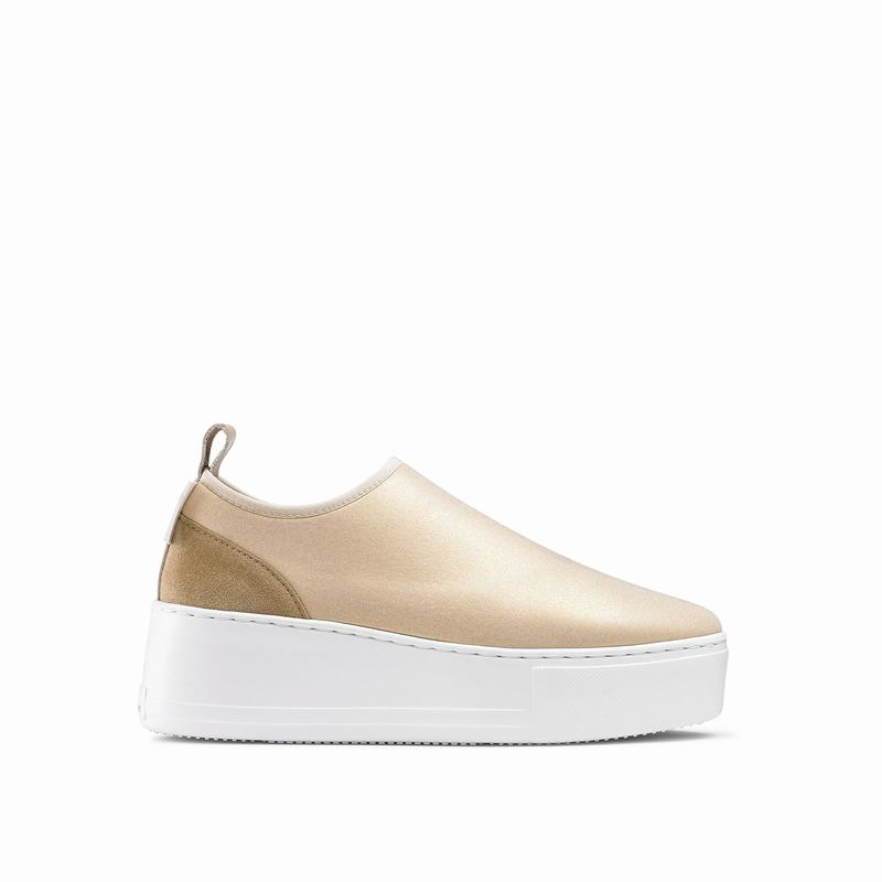 Metallic Russell And Bromley Park Flex Women\'s Platform Sneakers | OIE2468QA