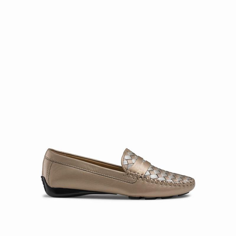Metallic Russell And Bromley Petra Women\'s Driving Shoes | LTW4848WY