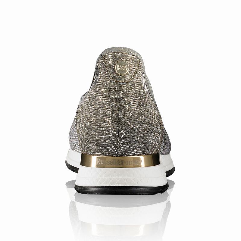 Metallic Russell And Bromley Stretchout Women's Slip On Trainers | OLL2571WI