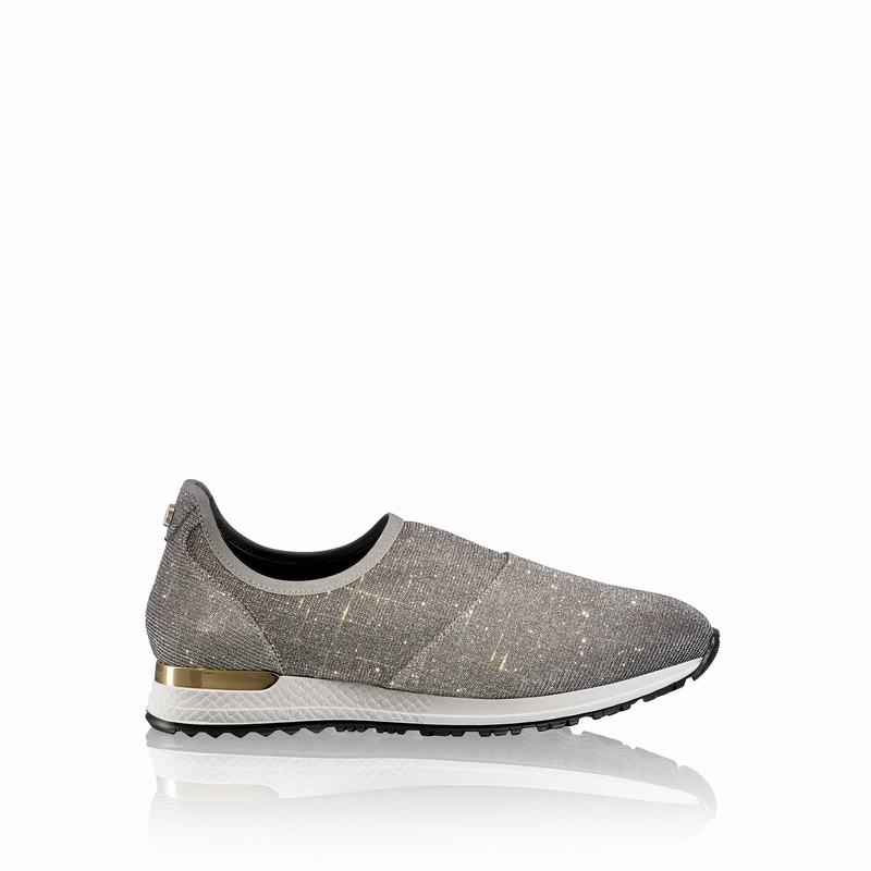 Metallic Russell And Bromley Stretchout Women\'s Slip On Trainers | OLL2571WI