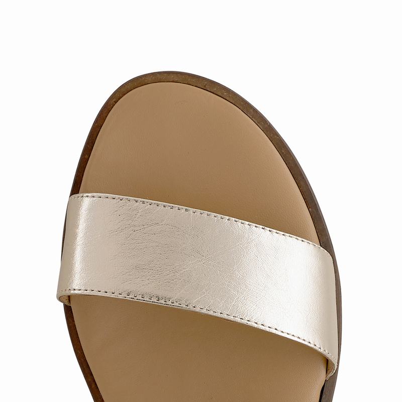 Metallic Russell And Bromley Tribeca Women's Flat Sandals | AAL3911IB