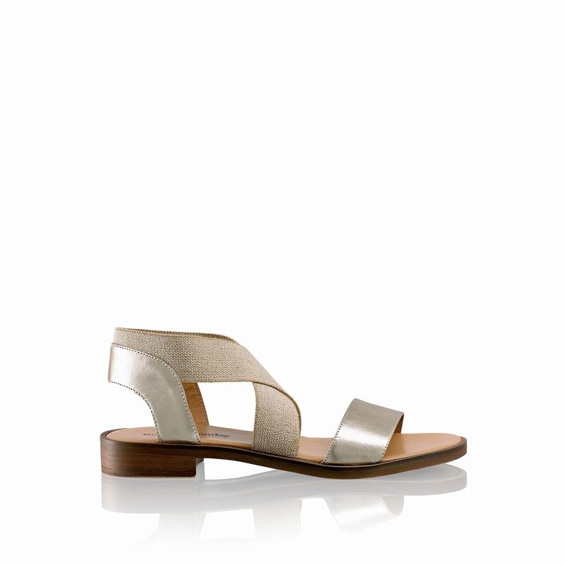 Metallic Russell And Bromley Tribeca Women\'s Flat Sandals | AAL3911IB