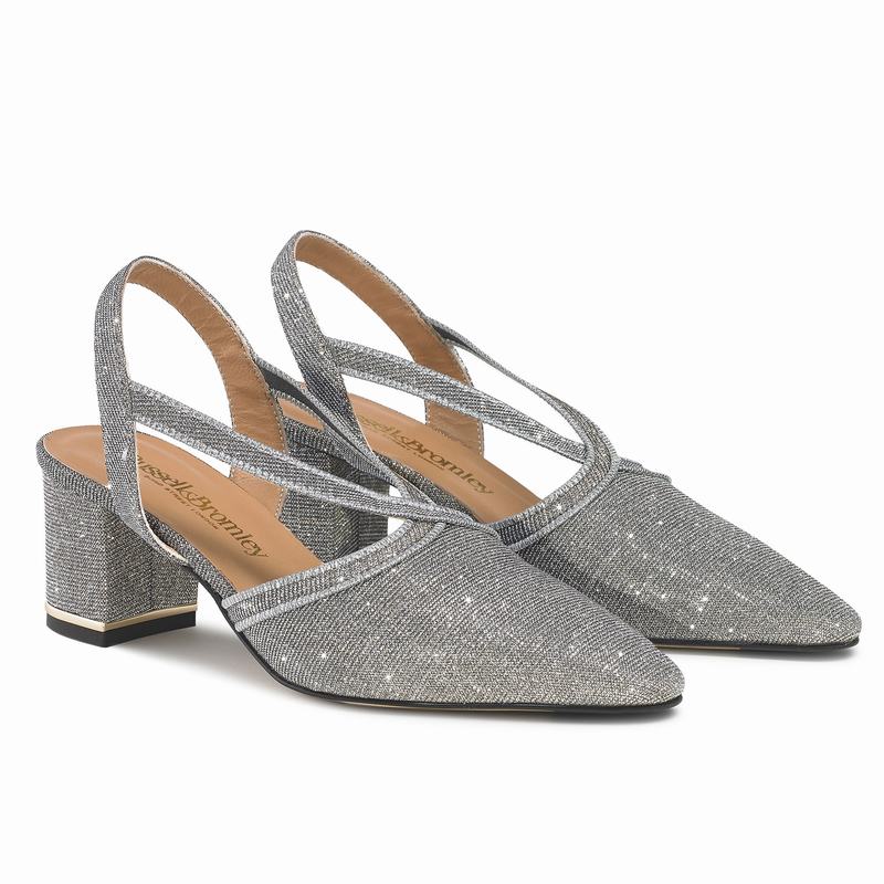 Metallic Russell And Bromley Xtatic Women's Pumps | QIG688VL