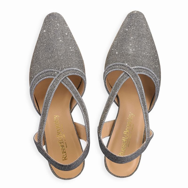 Metallic Russell And Bromley Xtatic Women's Pumps | QIG688VL