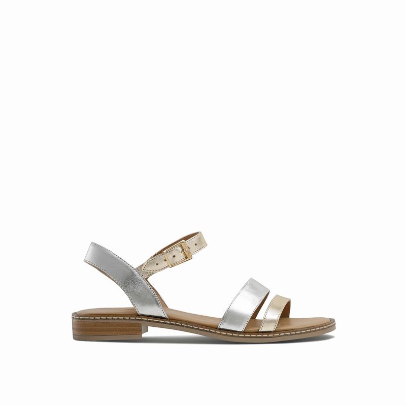 Multicolor Russell And Bromley Bowery Women\'s Flat Sandals | FMT4755OB
