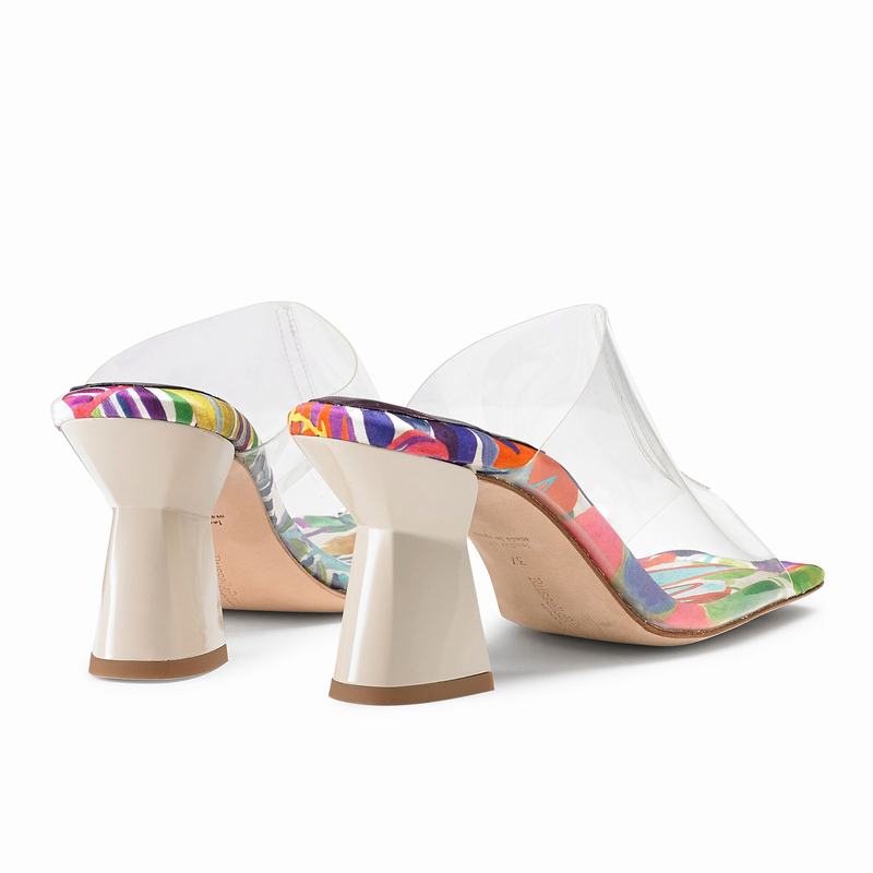 Multicolor Russell And Bromley Illusion Women's Mules | WBR5092YS