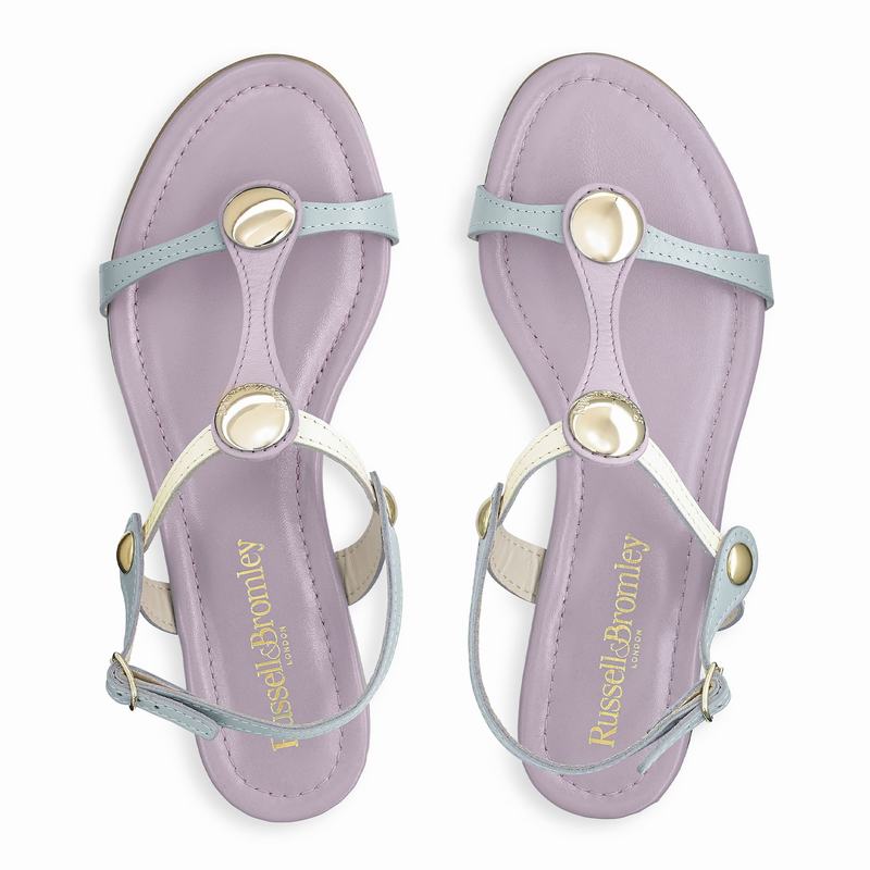 Multicolor Russell And Bromley Lauren Women's Flat Sandals | HBS8234VL