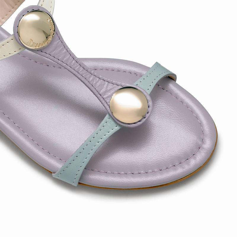 Multicolor Russell And Bromley Lauren Women's Flat Sandals | HBS8234VL